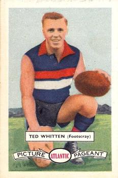 1958 Atlantic Petrol Stations Victorian League Stars #23 Ted  Whitten Front